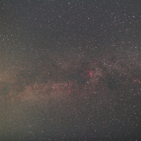はくちょう座付近の天の川