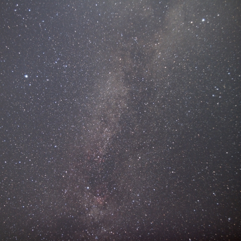 夏の大三角と天の川