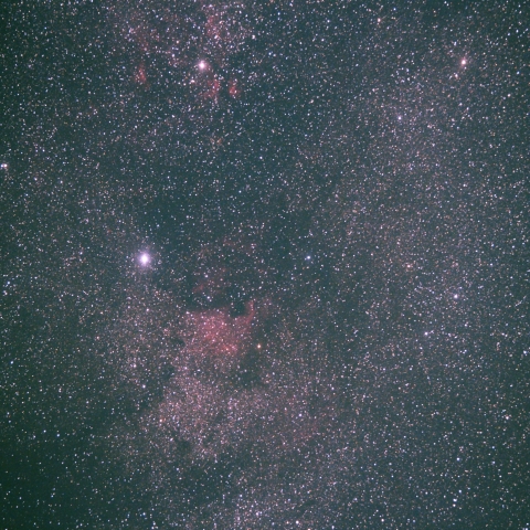 北アメリカ星雲とその周辺