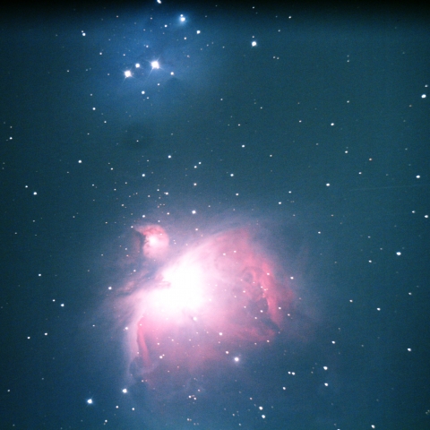 オリオン大星雲と暗黒星雲・反射星雲