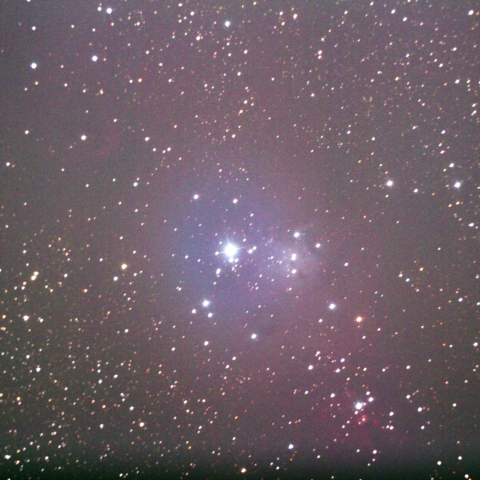 クリスマスツリー星団とコーン星雲