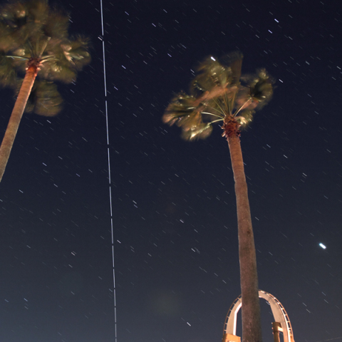 ISSと木星・金星/志摩スペイン村より