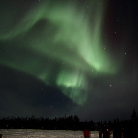 Fairbanksのオーロラ