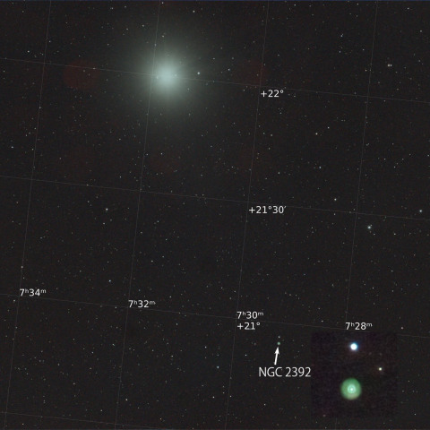 木星とNGC2392