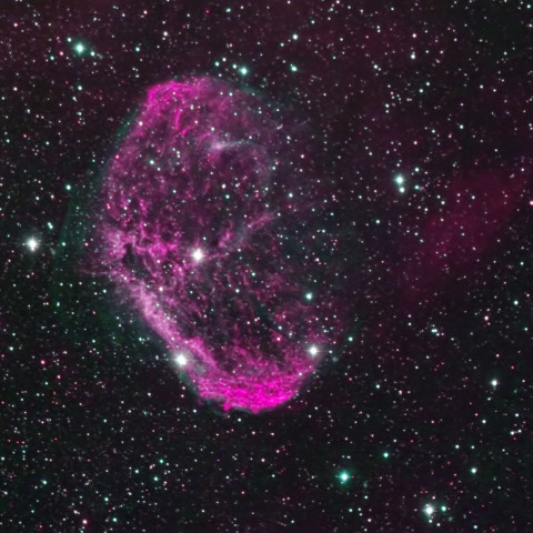 NGC6888（クレセント星雲・三日月星雲）