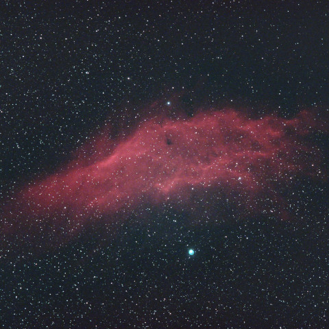 カリフォルニア星雲（NGC 1499）