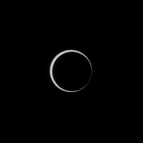 金環日食　第2接触