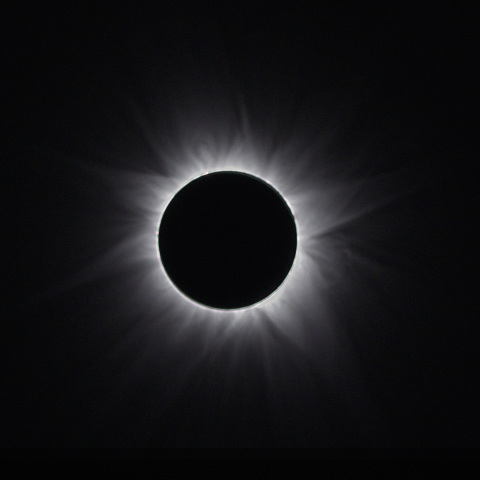 洋上での皆既日食