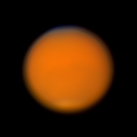 7月21日になったばかりの火星（視直径：23.8" ）