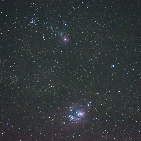 いて座の干潟星雲＆三裂星雲