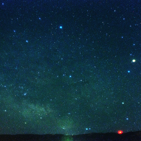 サソリ座と天の川