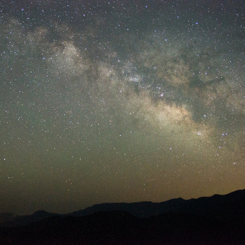 翠波高原から見た天の川銀河