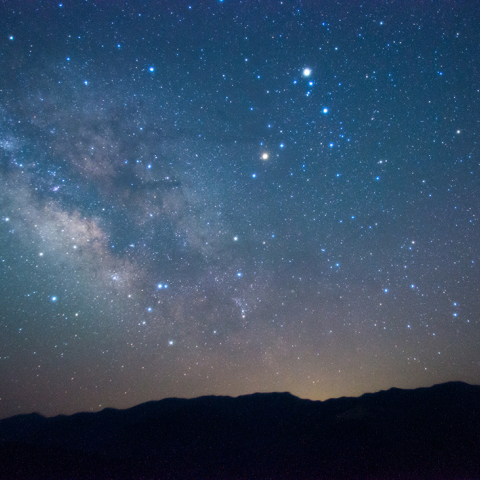 翠波高原から見たサソリ座