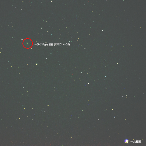 6月1日のラヴジョイ彗星 (C/2014 Q2)