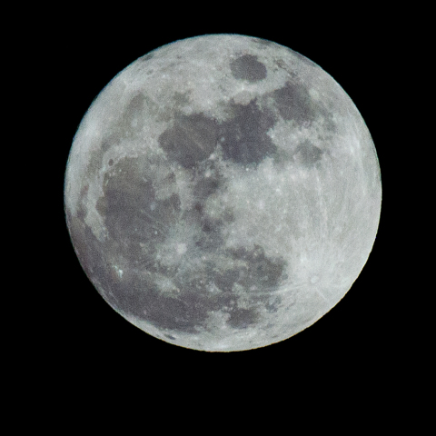 12月25日38年ぶりのクリスマス満月