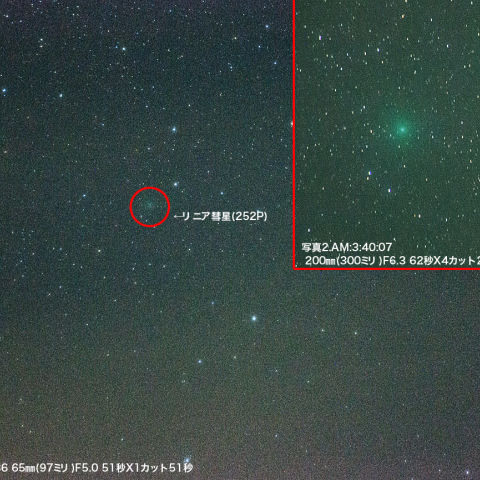 4月8日リニア彗星252P