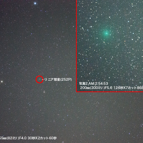 4月18日リニア彗星252P