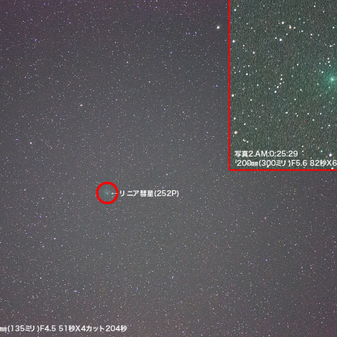 5月2日リニア彗星252P