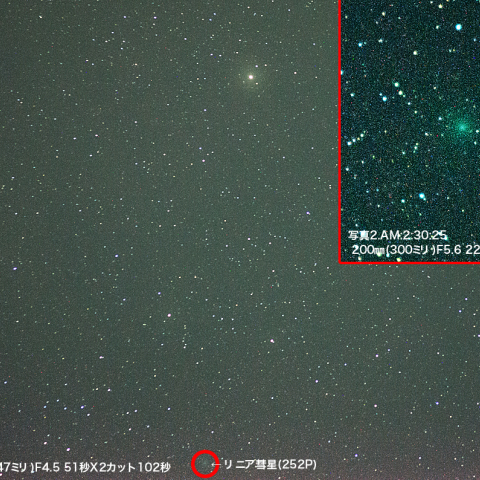 5月3日リニア彗星252P