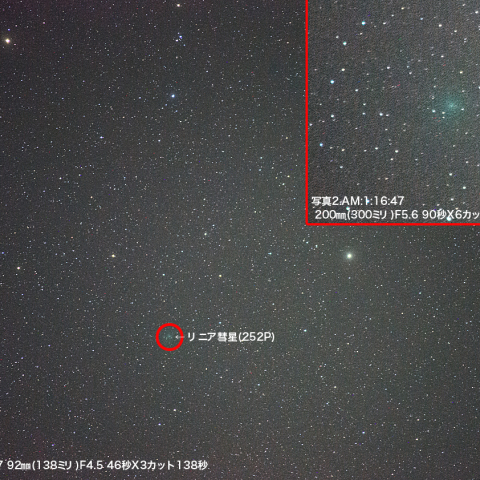 5月8日リニア彗星252P