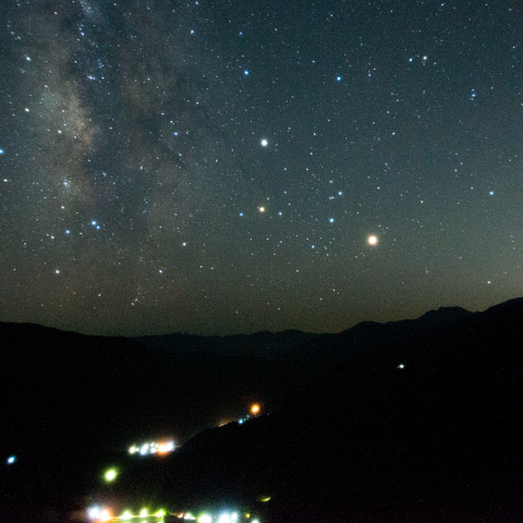 6月3日火星・土星・天の川銀河