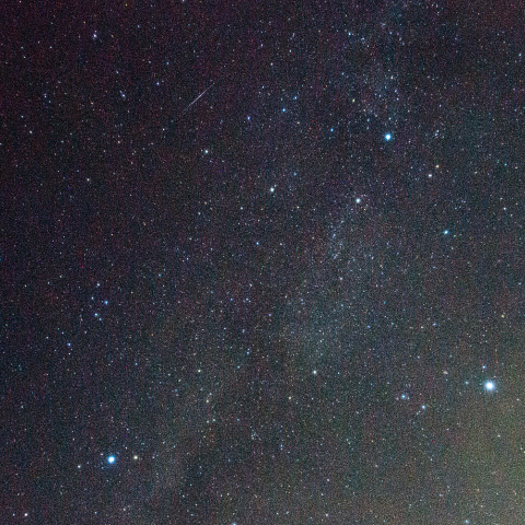 7月4日流星と夏の大三角