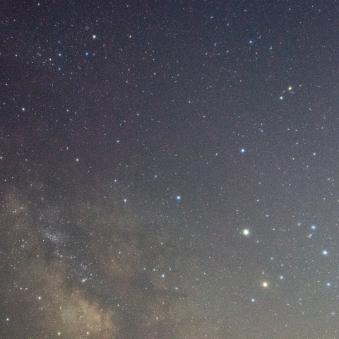 7月4日の火星・土星・アンタレス・天の川銀河