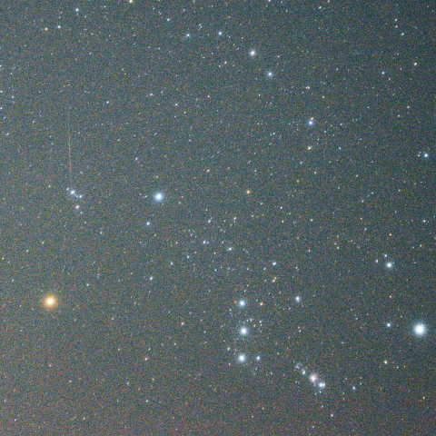 8月13日流星とオリオン座