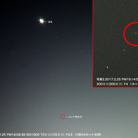 2月25日エンケ彗星2P