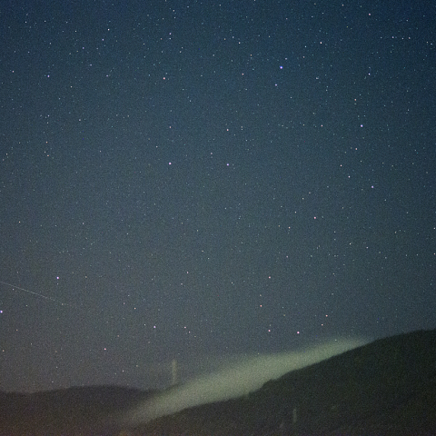 4月28日滝雲とみずがめ座η流星群