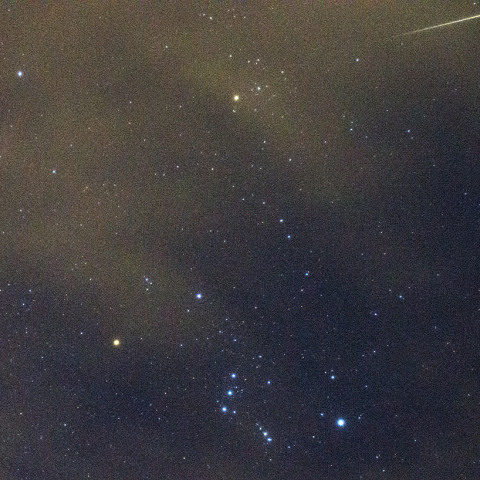 12月14日夜ふたご座流星群