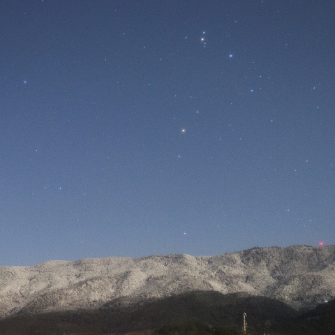 2月2日さそり座と火星