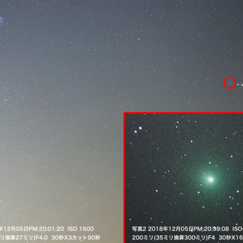 12月5日ウィルタネン彗星（46P）
