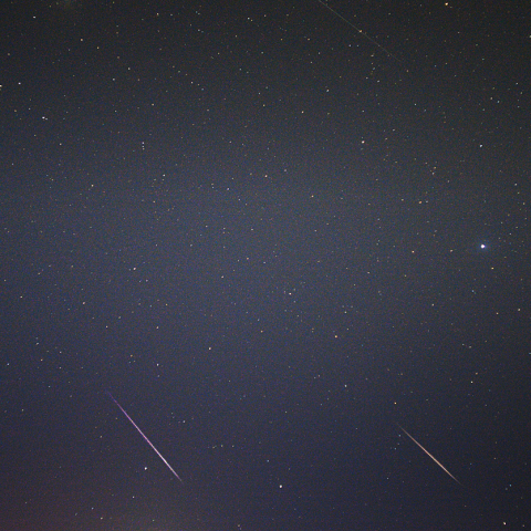1月4日6時00分〜08分の8分間に流れたしぶんぎ座流星群
