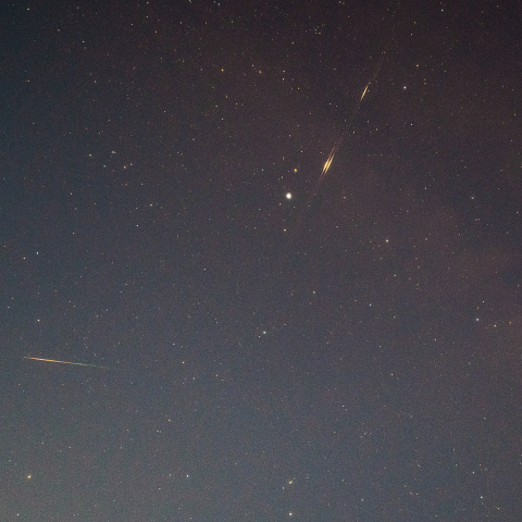 5月6日流星と人工衛星