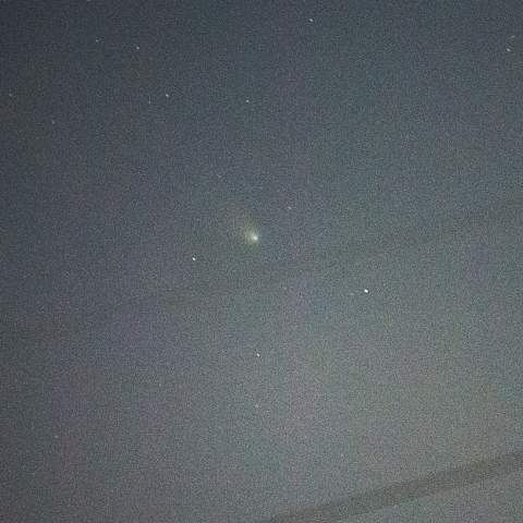 12月22日前日より暗くなったレナード彗星（C/2021 A1）