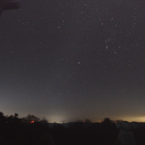 カノープスと冬の大三角