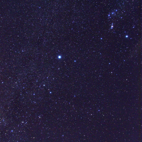 冬の大三角形からカノープス（石垣島にて）