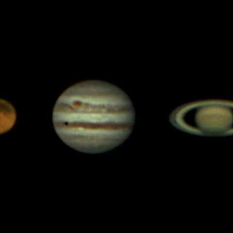 3惑星視直径比較