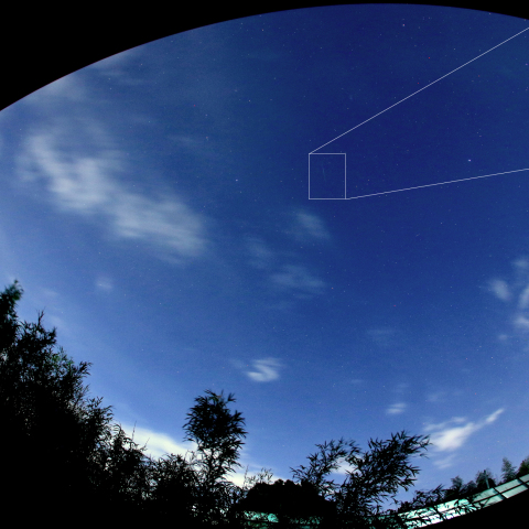 しし座流星群の夜の散在流星