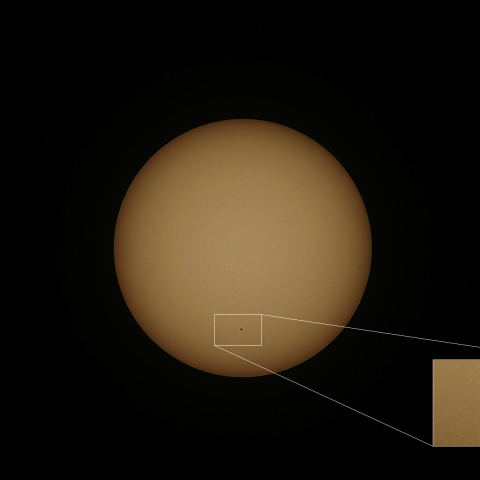 20200607 太陽面（黒点：2765）