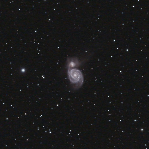 子持ち銀河（M51)