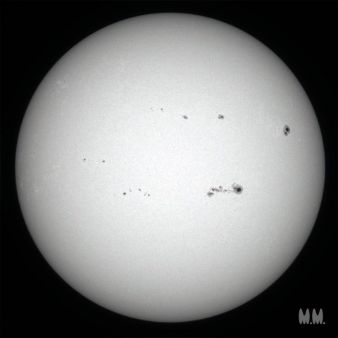 2025年1月22日の太陽