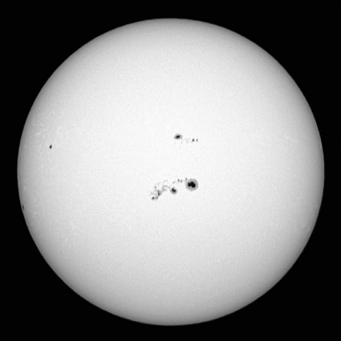 2014年1月8日の太陽