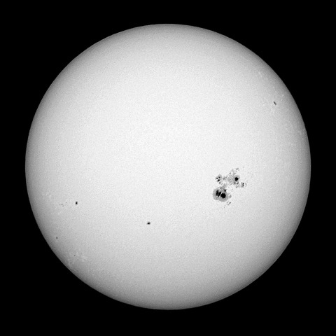 2014年10月25日の太陽