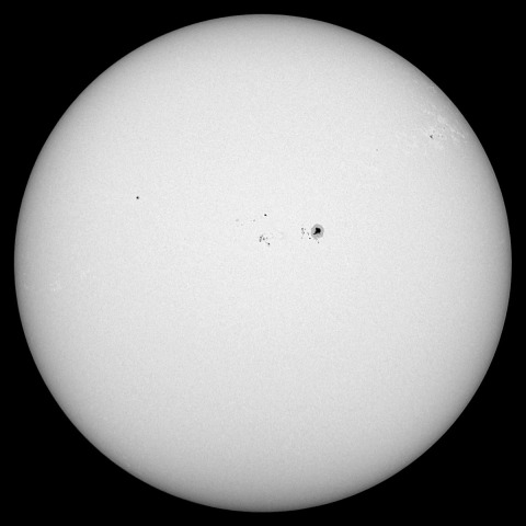 2011年10月29日の太陽