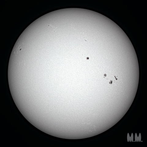 2022年4月25日の太陽黒点