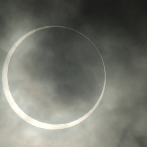 町田の金環日食