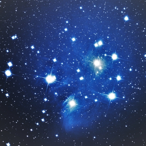 M45を撮り直しを再処理
