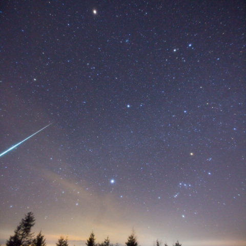 ふたご座流星の火球